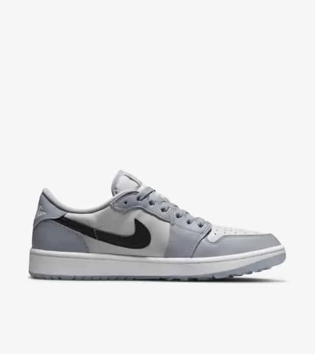 Nike Air Jordan 1 Low Wolf Grey Golf Shoes - Image 3