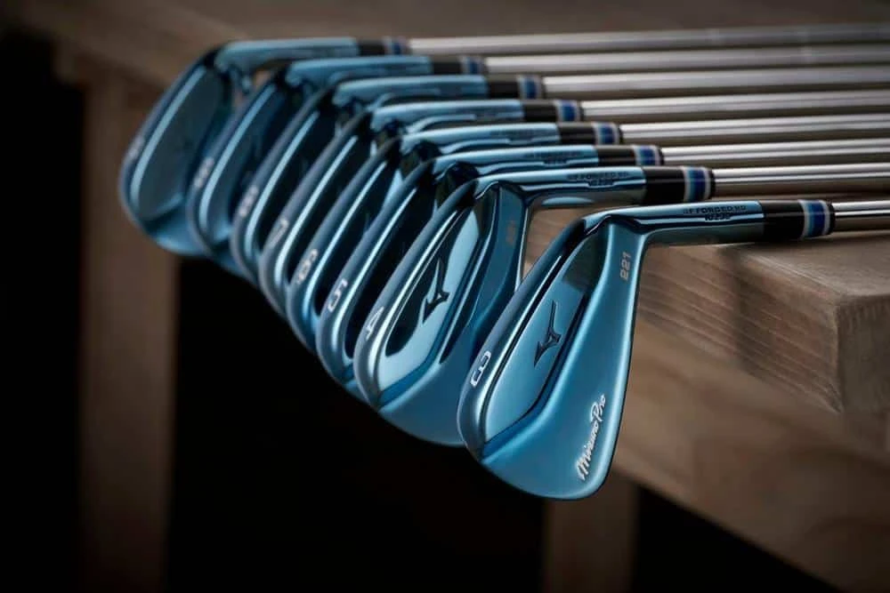 Mizuno Pro 221 Limited Edition Blue Irons - Image 3
