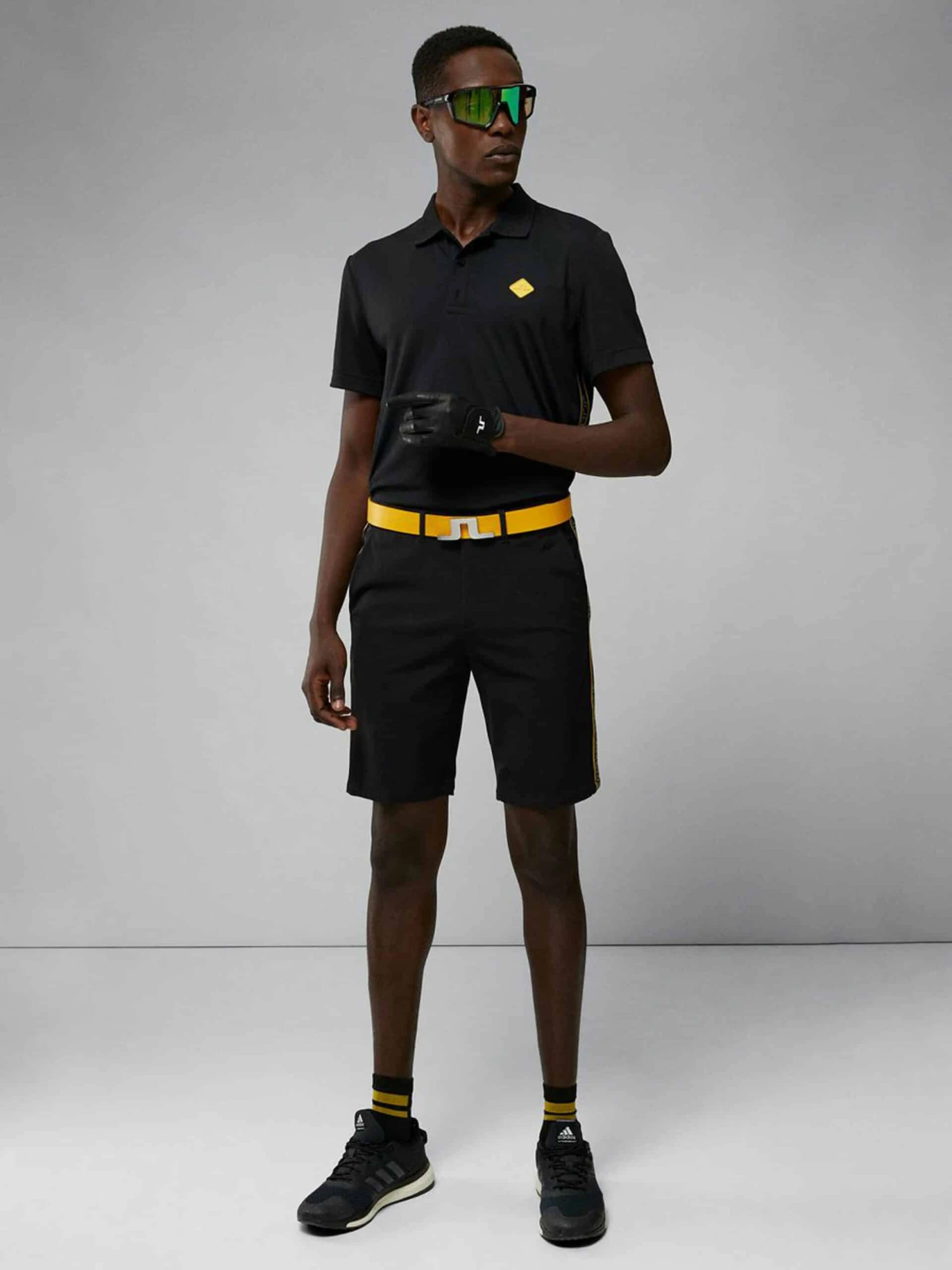 J.Lindeberg J. Lindeberg Diamond Black Polo Shirt - Image 3