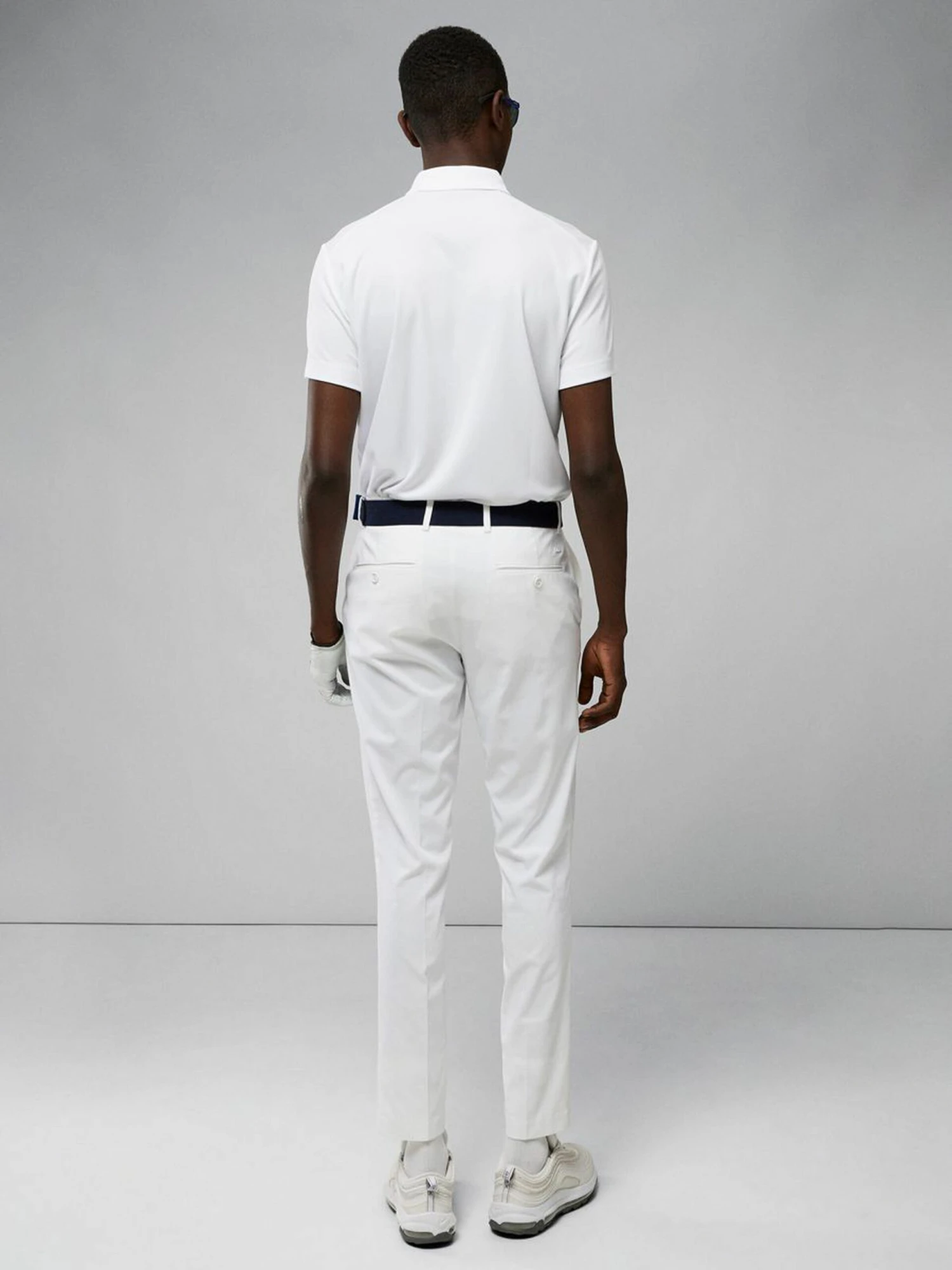 J.Lindeberg J. Lindeberg Peat White Polo Shirt - Image 3