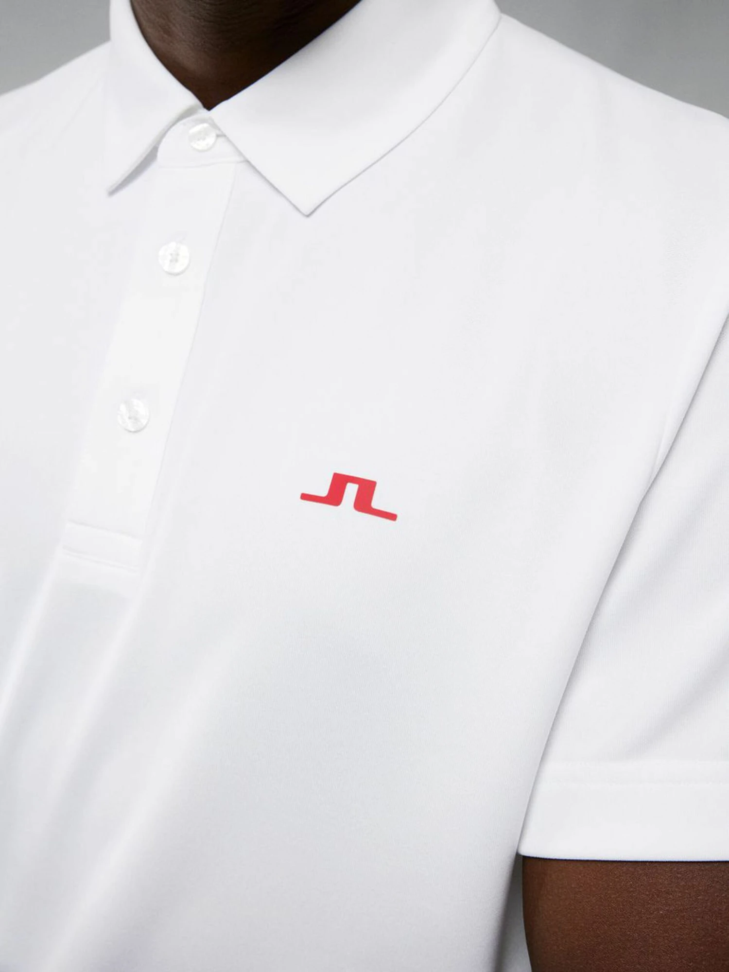 J.Lindeberg J. Lindeberg Peat White Polo Shirt - Image 2