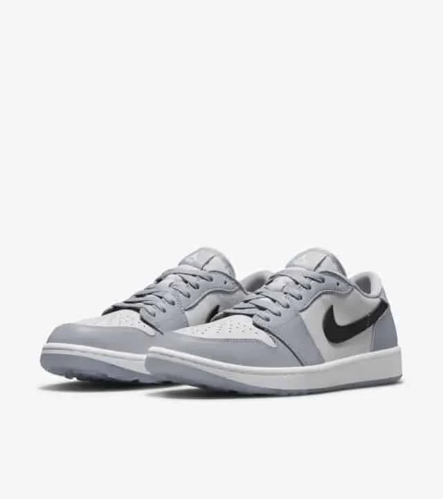 Nike Air Jordan 1 Low Wolf Grey Golf Shoes - Image 2