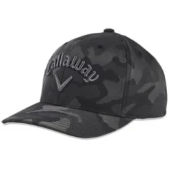 Callaway Camo Snapback Adjustable Mens Charcoal Cap