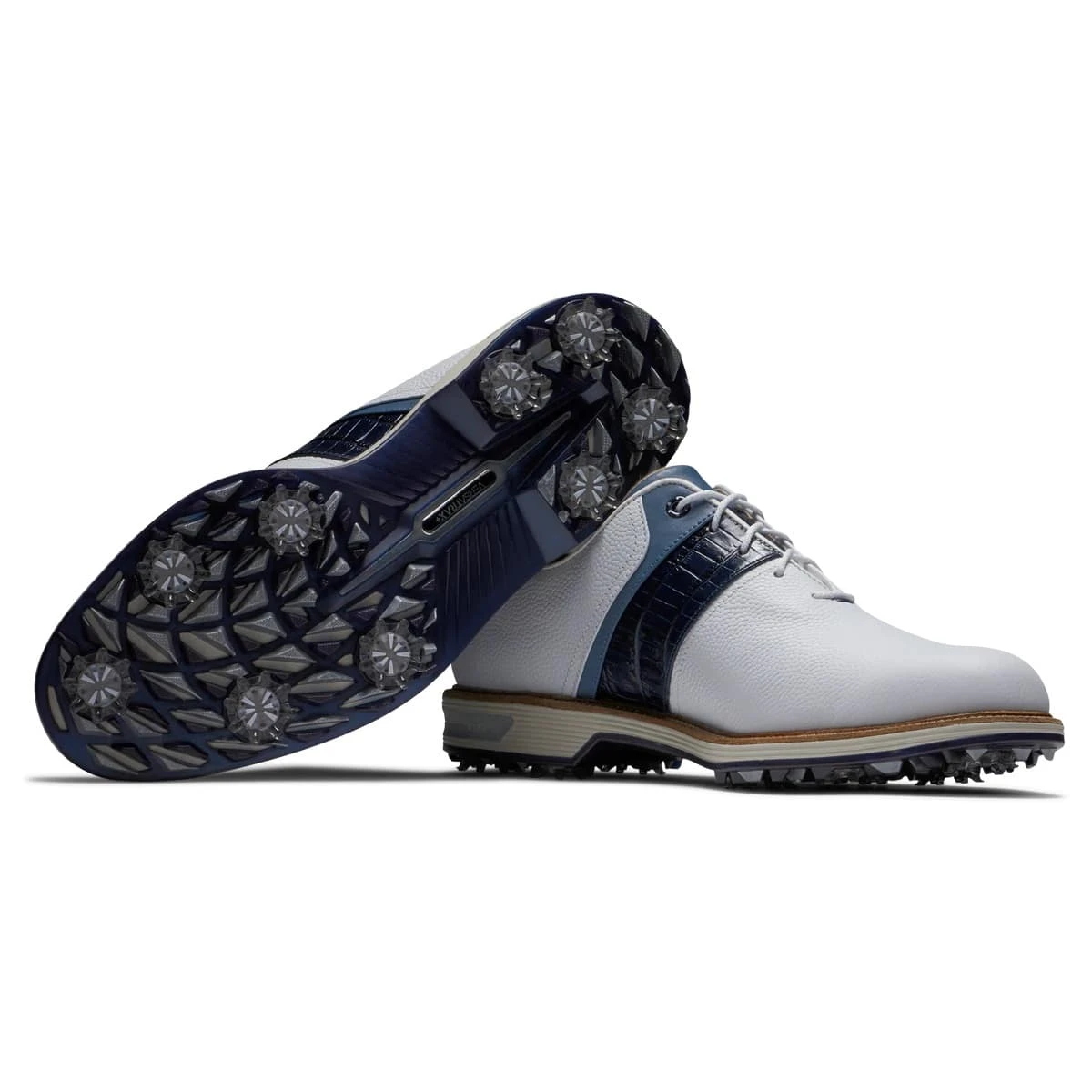 Footjoy Premiere Series – White/Navy/Blue Packard - Image 2
