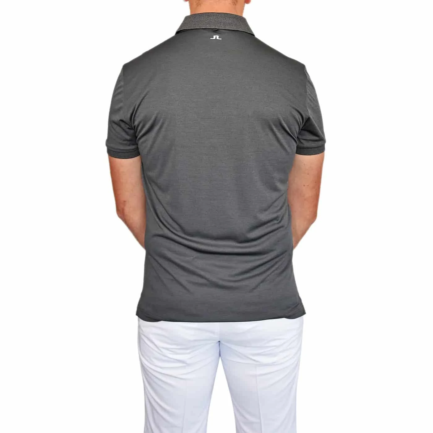 J.Lindeberg J. Lindeberg Tour Tech Slim Fit Volcanic Ash Polo - Image 2