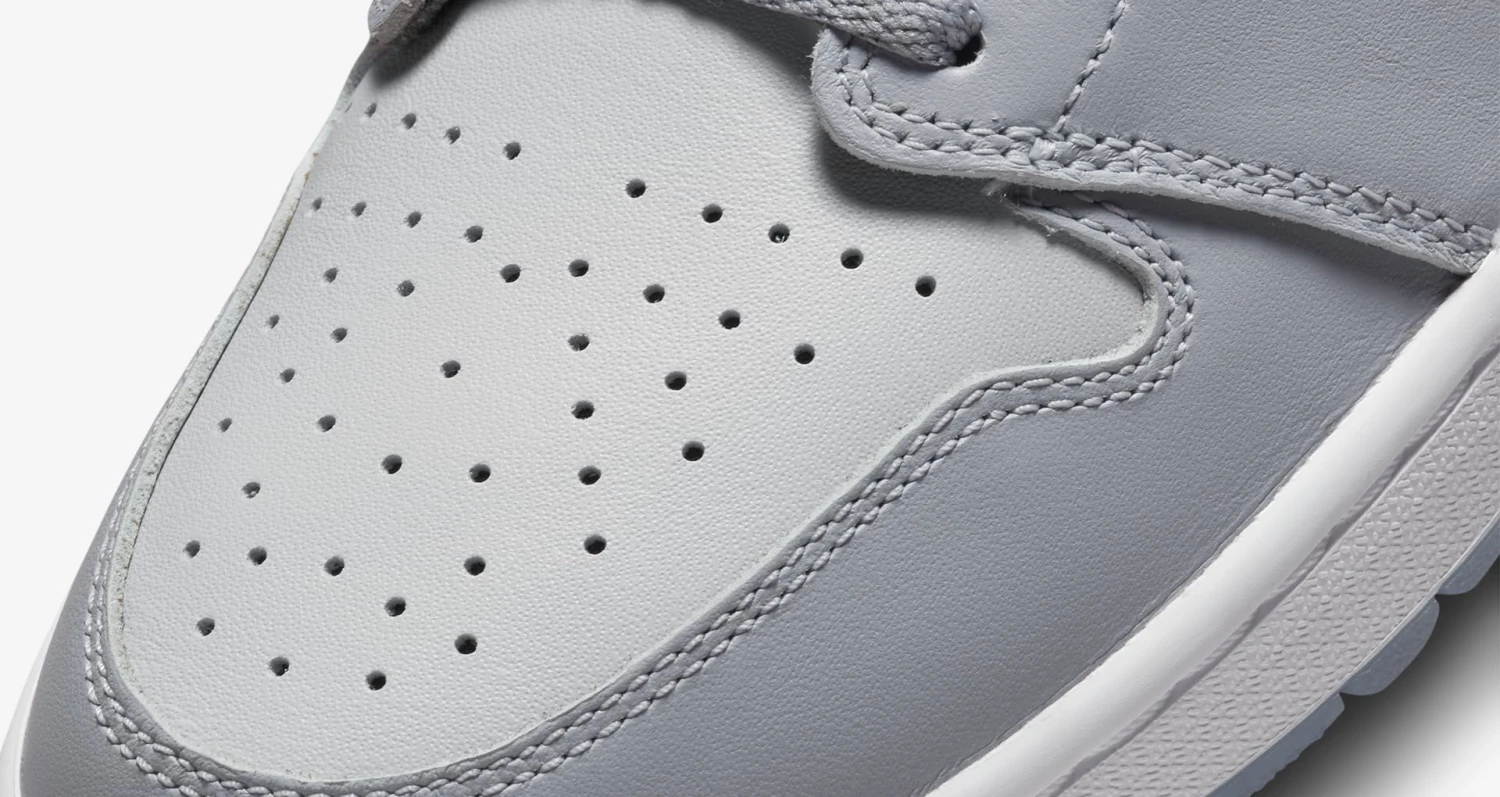 Nike Air Jordan 1 Low Wolf Grey Golf Shoes - Image 6