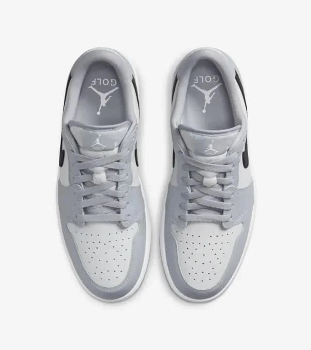 Nike Air Jordan 1 Low Wolf Grey Golf Shoes - Image 7