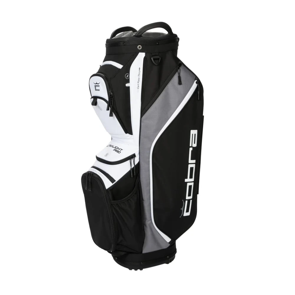 Cobra Ultralight Pro Black/White Cart Bag