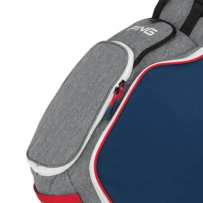 Ping Hoofer 14 Stand Bag Grey/Navy/Scarlet - Image 2