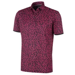 Galvin Green Mack Pink/Black Golf Shirt